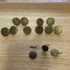 金属製装飾ボタン12個セット