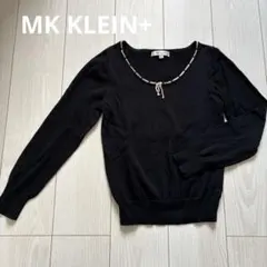 MK KLEIN+ 針織衫 40 黑色 長袖 蝴蝶結設計