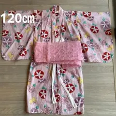 浴衣　女の子120㎝　朝顔柄
