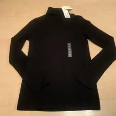 UNIQLO メリノリブタートルネックセーター XL ブラック