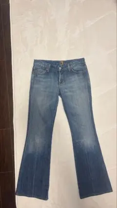 ライトブルー ブーツカットデニム