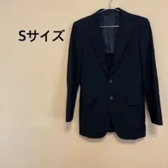 大丸/メンズ/スーツ/ジャケット/ビジネス/黒/ブラック/ストライプ