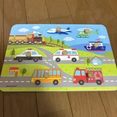 Woody World のりもの木製パズル　知育玩具