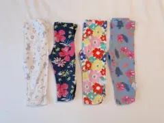 ベビーレギンス 七分丈　90〜95cm 4枚セット