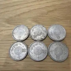日本古銭 十銭硬貨 6枚セット コレクションのサムネイル