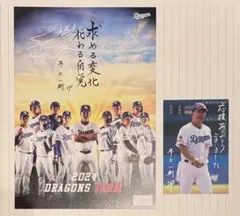 中日ドラゴンズ　井上一樹　ルーキー　ポストカードセット