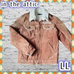 in the attic コーデュロイ ムートン ボア ジャケット メンズ 秋冬