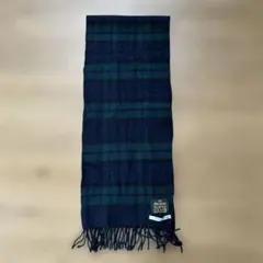 ユナイテッドアローズ　Pink Label BASIC ウールマフラー　チェック