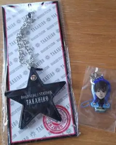 EXILE TAKAHIRO 道の駅バッグチャーム モバイルクリーナー