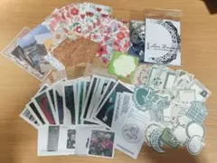 サンタワールド　コラージュ素材　紙もの　まとめ売り