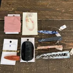 新品未使用　ヘアクリップ、ヘアカフ、バレッタ、ヘアゴム、ブレスレットガーグル8点