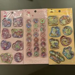 マイメロディ　ポムポムプリン　ウォーターシール　おはじきシール