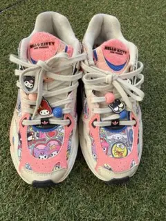 adidas サンリオ コラボ ハローキティ スニーカー 23cm - メルカリ