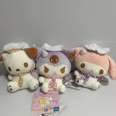 サンリオキャラクターズ　ましゅまるむパティシエぬいぐるみ　5点セット