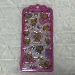 ドロップジュエリーシール　日焼けキティ