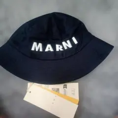 MARNI ネイビー バケットハット 新品タグ付き