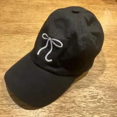 GRL ブラック リボン刺繍キャップのサムネイル