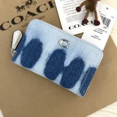 ★ COACH コーチ　デニムコインケース小銭入れ財布限定品