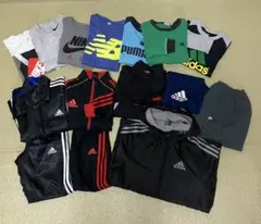 お得❣️15点Nike Adidas Puma NB ジャージ ロンT 130㎝