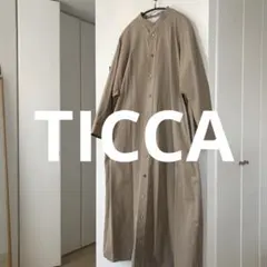 SALE◎TICCA★処分SALE ベージュシャツワンピース