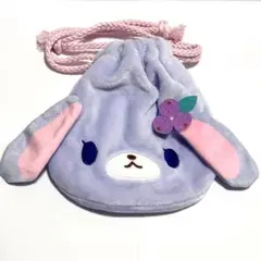 シュガーバニーズ シュガバニ ふわふわ巾着 ブルーベリーうさ