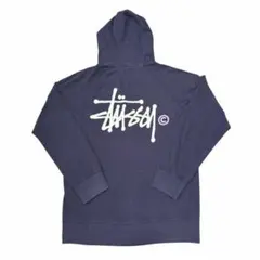 【希少✨】Stüssy ステューシー　ジップアップパーカー　黒　Lサイズ