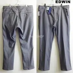 新品★　エドウィン　デニスラ　【2XL】　強ストレッチ　スリムテーパード　グレー