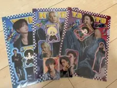 アイドルポスターとステッカーセット