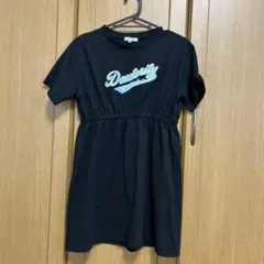 美品　Dexterity 半袖ワンピース 140 ブラック黒のサムネイル
