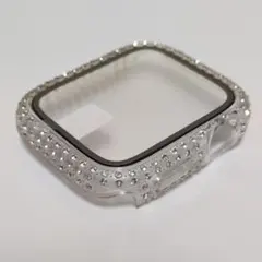 AppleWatch保護ケース　44mm　クリアカラー　9H硬度ガラス