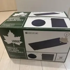 【美品】LOGOS 丸洗いやわらか あったかシュラフ・2 寝袋 ロゴスのサムネイル