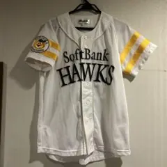 福岡ソフトバンクホークス　ユニフォーム 刺繍　ミズノ　Lサイズ