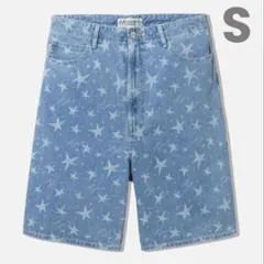 GU STUDIO SEVEN スタジオセブン デニムハーフパンツ ブルー星 S