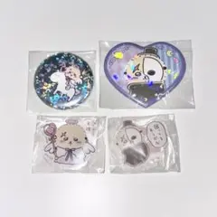 ちいかわ ラッコ アクスタ 缶バッジ