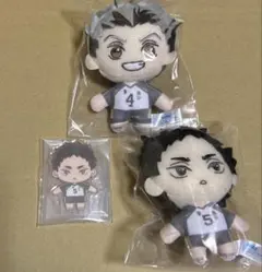 ハイキュー セガラッキーくじ B賞 D賞 木兎光太郎 赤葦京治　ぬいぐるみ