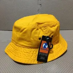 新品 ニューハッタン バケットハットのゴールド 黄色 L/XL