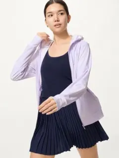 UNIQLO　エアリズム　UVカット　メッシュフルジップパーカ