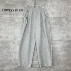 LOWRYS FARM カットイージーコクーンパンツ ビジュー