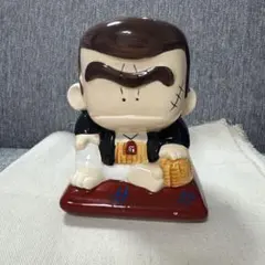 빈티지 쇼와 레트로 레트로 팝 야쿠자군 도자기 저금통