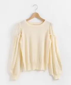 【新品未使用タグ付き】MAJESTIC LEGON ショルダーレースニット