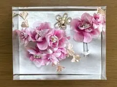 髪飾り　かんざし　成人式　卒業式　結婚式　花　ピンク