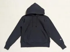 美品 チャンピオン リバースウィーブ スエットパーカー単色 アメリカ製古着 黒S