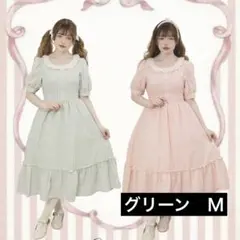 Meroir ドットドビーロングワンピース ブルー - メルカリ