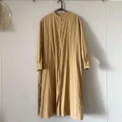 【即日配送可】完売品 シャツワンピース 長袖 羽織り ロング 春服 綿100
