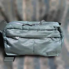 PORTER ポーター ウエストバッグ ボディーバック オリーブ スエード 