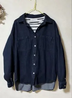 【バヤコさんコラボ】やわらかデニムシャツジャケット