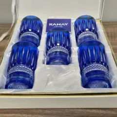 切子 KAMAY CRYSTAL クリスタルグラス 5個セット