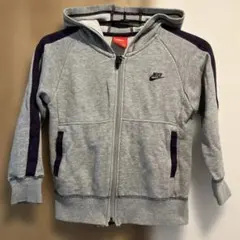 Nike フルジップ パーカー 120cm グレー