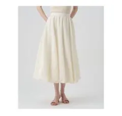 アナイ　シルキークレープバルーンスカート