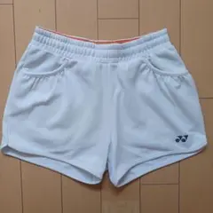 YONEX ホワイト ハーフパンツ M